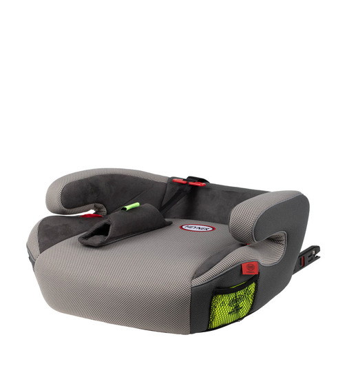 HEYNER SafeUpFix Comfort XL Kindersitz Sitzerhöhung mit Isofix Koala Grey