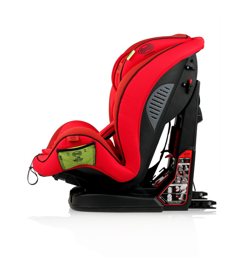 HEYNER MultiFix Aero+ Kindersitz mit Isofix Racing Red