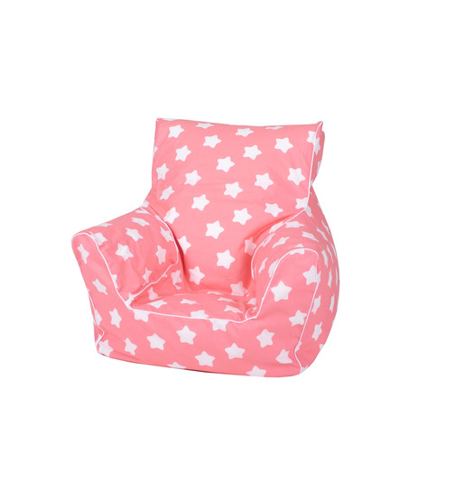knorrtoys Kindersitzsack Pink White Stars