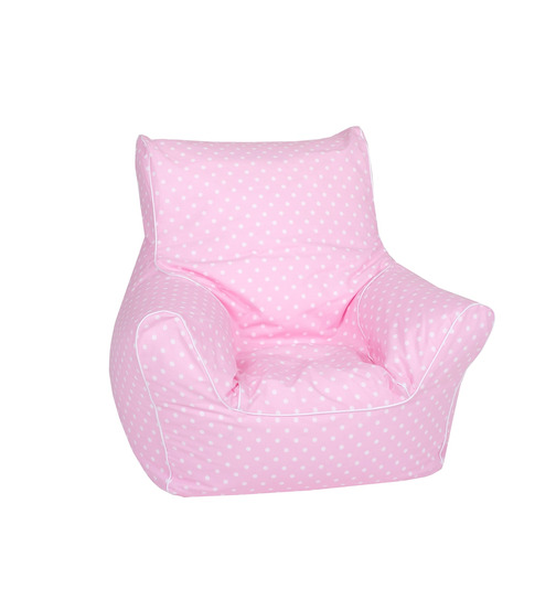 knorrtoys Kindersitzsack Pink White Dots
