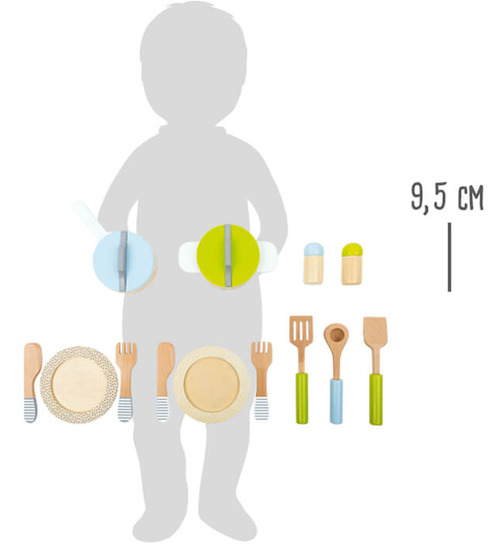 small foot Geschirr-und Topfset Kinderküche