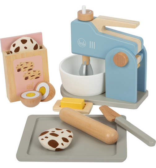 small foot Kinder - Küchenset tasty 3in1 Mixer + Toaster+ Kaffeemaschine