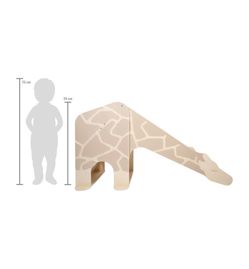 small foot Indoorrutsche Wildlife Giraffe