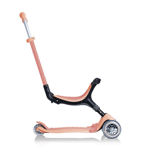 Globber Go-Up Foldable Plus Eco 3in1 Kinderfahrzeug Dreirad, Laufrad, Scooter apricot