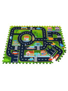 knorrtoys Puzzlematte Straße 12-teiliig