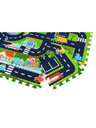 knorrtoys Puzzlematte Straße 12-teiliig